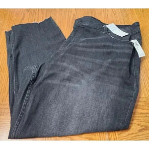 NWT OLD NAVY THE POWER JEAN BLACK PLUS SIZE 22, INSEAM 27"